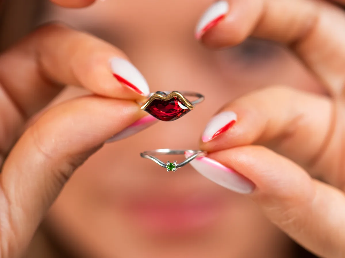 Set de Anillos en Besito